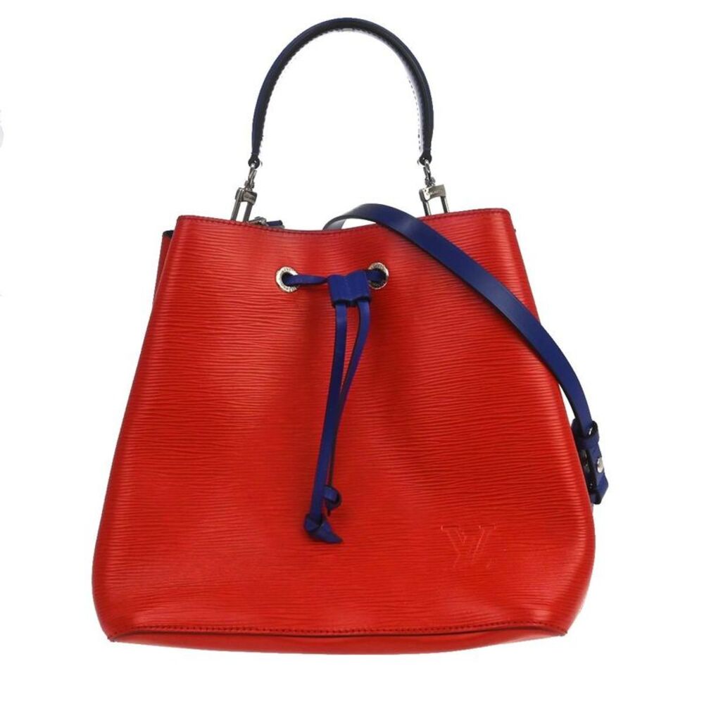 Louis Vuitton Neonoe Epi Leather Red Leather Handbag
